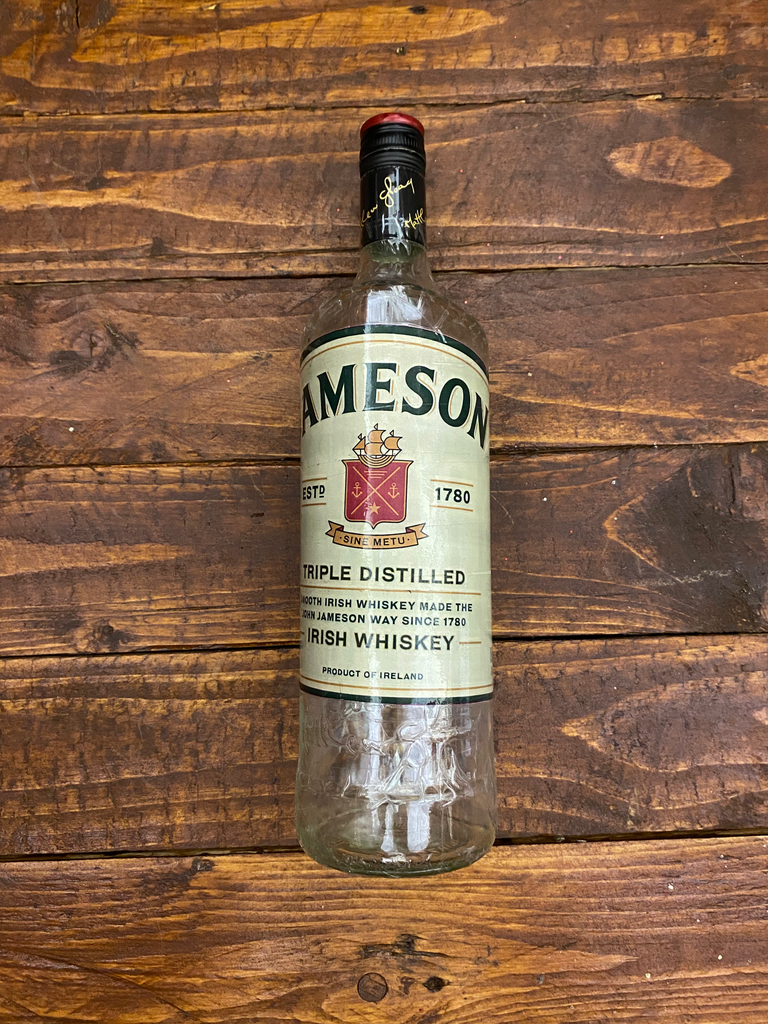 Jameson clear bottle