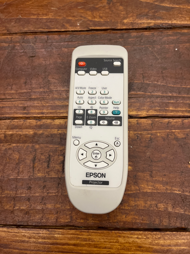 Projector remote control