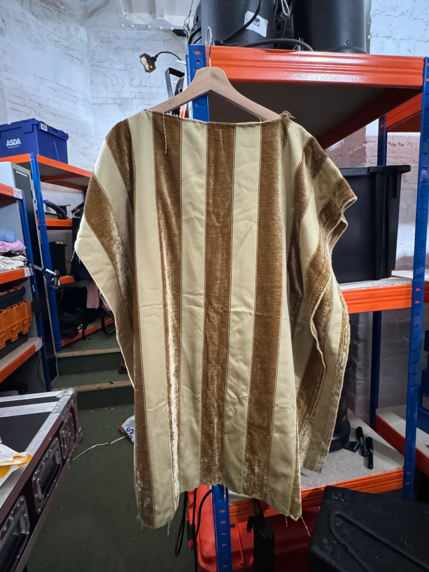 Cream and Brown striped tunic