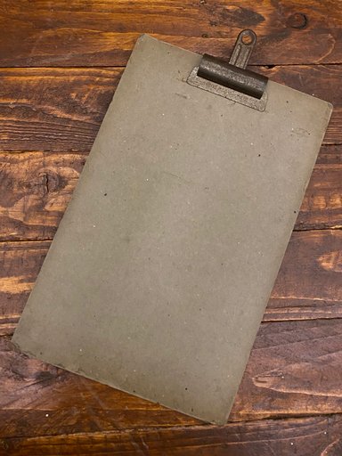 Wooden clipboard