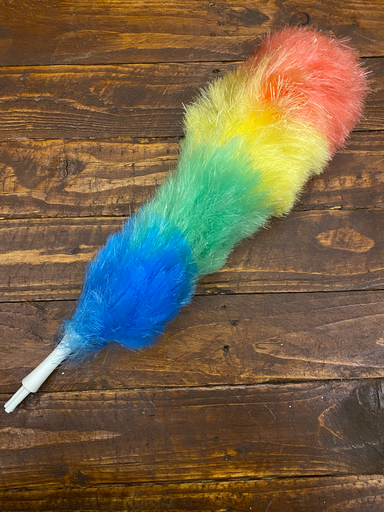Rainbow feather duster