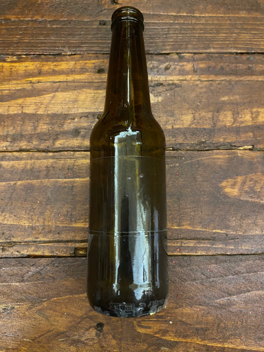 Unlabled beer bottle