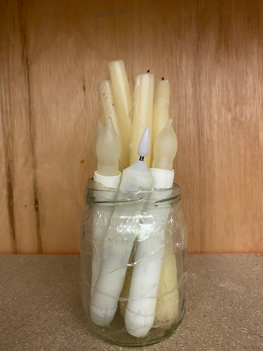 Jar of candles