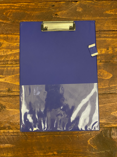 Blue clipboard